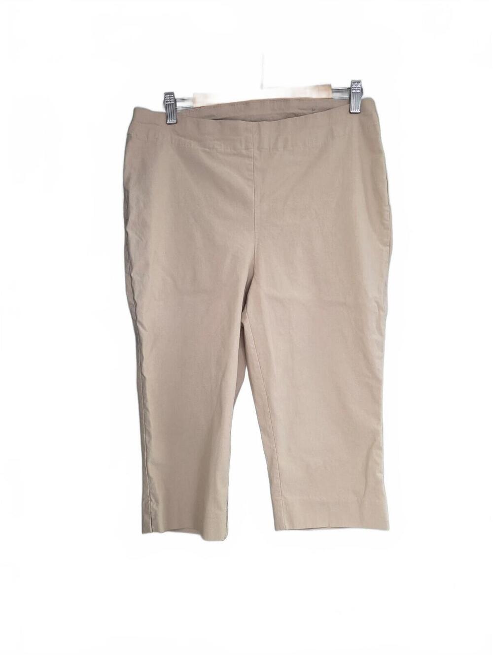 Chico's Beige Crop Pants Size 2 (US Size 12)